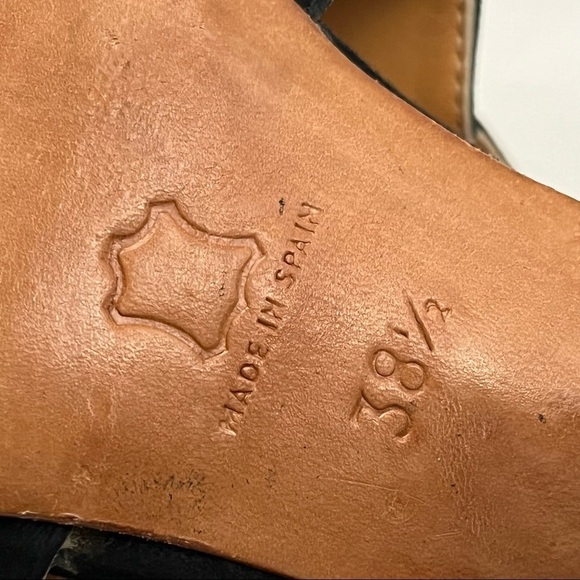 COCLICO Odalisk Suede Sling-Back Peep Toe Heels - Picture 9 of 9